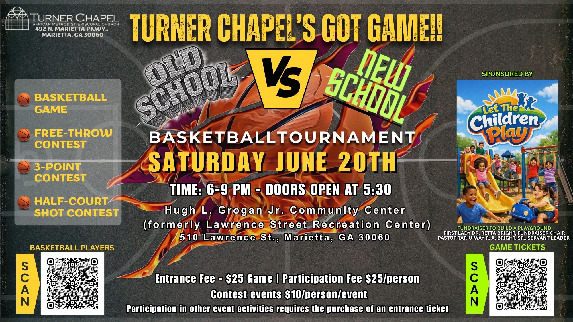 Old School vs New School Basketball Tournament